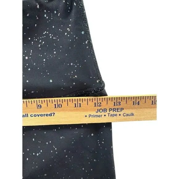 Beyond Yoga Alloy Ombre High Waisted Midi Leggings Size S Black Silver Metallic - Picture 5 of 10